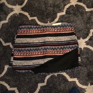 Tribal pattern skort